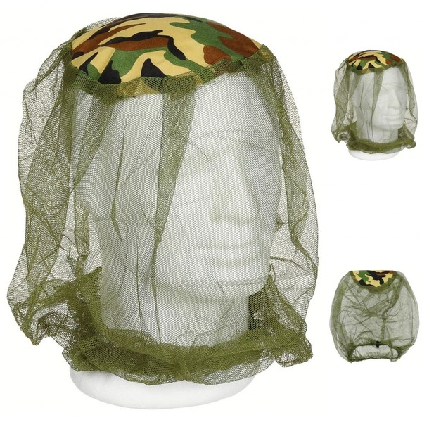 Moskito Kopfnetz Gummizug MüCkenschutz Insektenschutz Outdoor MüCken Schutz-image