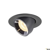 Led Einbauleuchten 1X7W 730LM 3000K Chrom Schwarz Modern