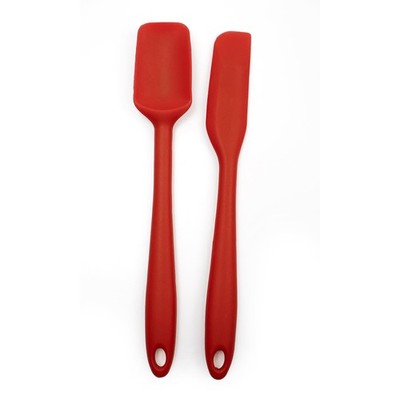 RSVP Ela s Favorite 8'' Silicone Spatula, Red, BPA-Free, Dishwasher & Heat Safe