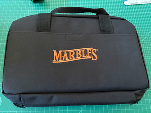 Marbles Knife Bag Holds 22 knives Zippered Padded With Small Outer Pockets MR651