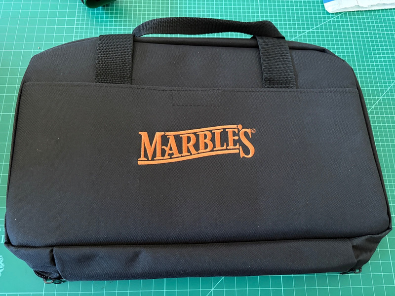Marbles Knife Bag Holds 22 knives Zippered Padded With Small Outer Pockets MR651