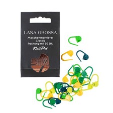 Lana Grossa KnitPro Maschenmarkierer verschlie&szlig;bar (Inhalt 30 St&uuml;ck)