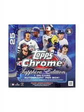 2025 TOPPS CHROME BASEBALL SAPPHIRE EDITION BOX