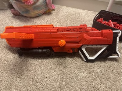 Nerf Thunderhawk Accustrike Red Mega Dart Run Blaster. Works Great