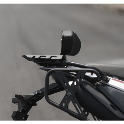 Top Plate with Backrest Black Moto Care for Hero XPulse 210 Carrier Rack Seat