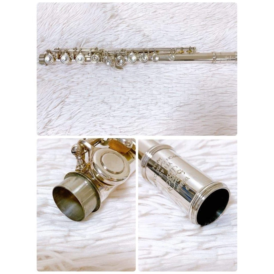 YAMAHA YFL-451 Flauta Plateada Modelo Profesional Instrumento Musical De Japón Foto 4 de 4