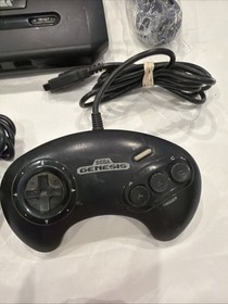 SEGA Genesis II Model 2 16MB Home Console Black OEM Controllers Works Great!