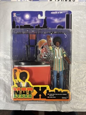 Saturday Night Live 25th NAT X Chris Rock SNL 2000 Figure Black Power AFRO PICK