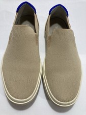Rothy  s The Original Sneakers Womens Sz 8 Latte Beige Knit Low Top Slip On Shoes