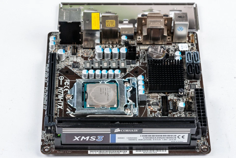 ASRock H77M-ITX LGA1155 Mini ITX scheda madre Intel i5-3570K 8 GB DDR3 - Immagine 4 di 4