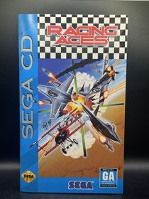 Racing Aces (Sega CD, 1993) CIB w/ Registration Card Tested & Working