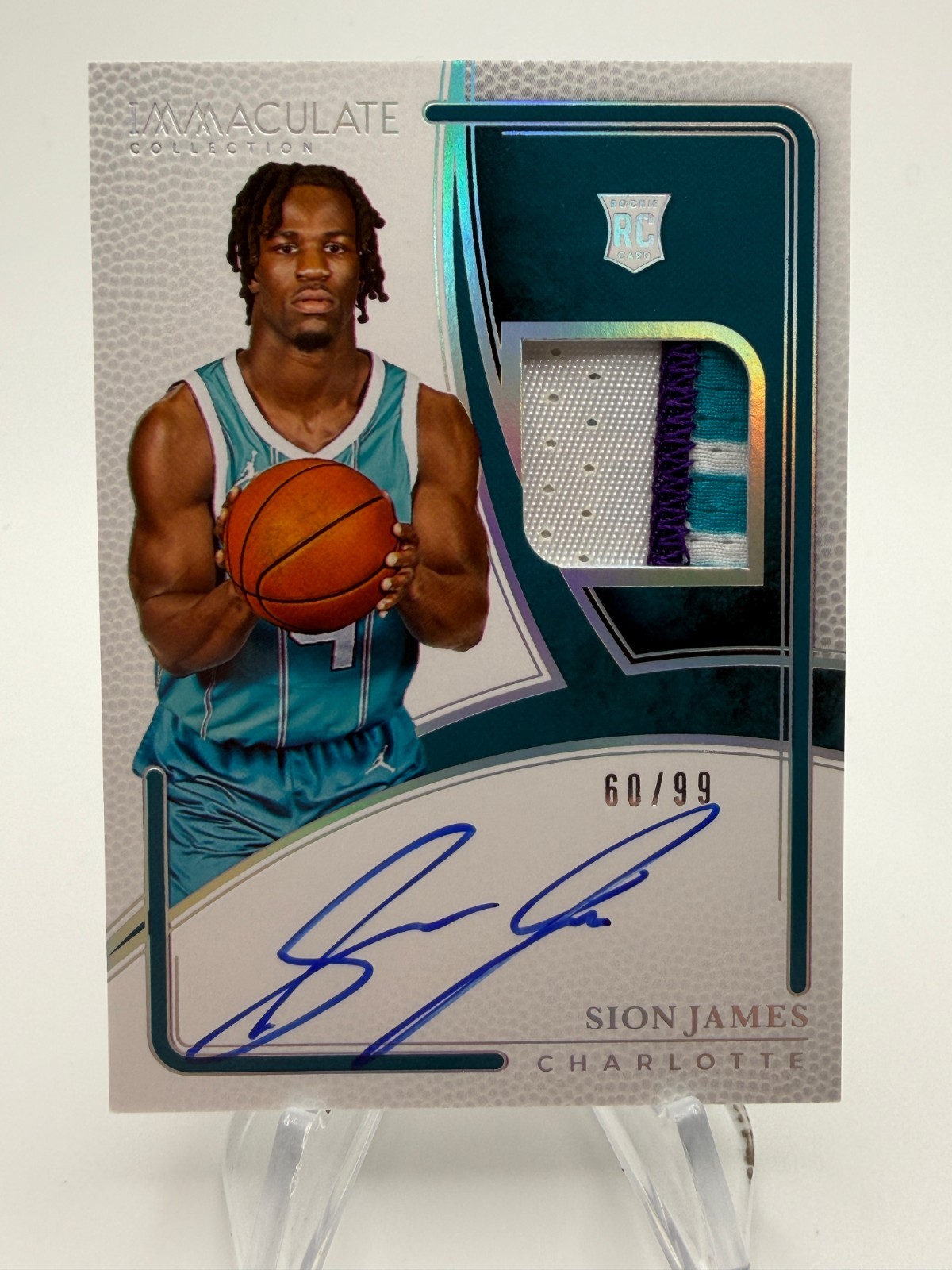 2025-26 Origins SION JAMES Immaculate Collection Rookie Patch Auto /99 RPA