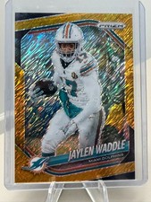 2025 Panini Prizm #172 Jaylen Waddle FOTL Gold Shimmer #d /10 SSP Dolphins