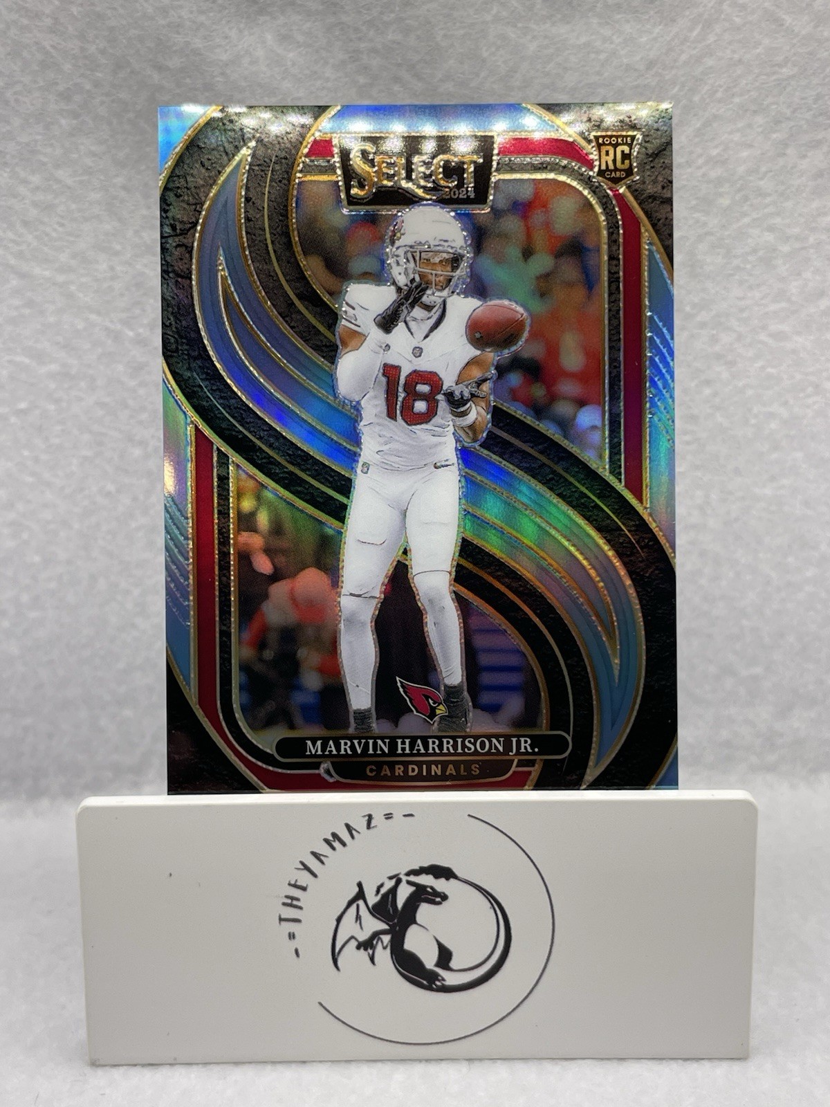 2024 Panini Select - Marvin Harrison Jr - Premier Level - Light Blue /99