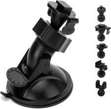 Sportway S10 Suction Cup Dash Cam Mount Holder with 6 pcs Joints for Black