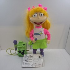 Juguete de colección Rugrats Angelica Sing and Swing... Rugrats in Paris 2000 PROBADO/FUNCIONANDO