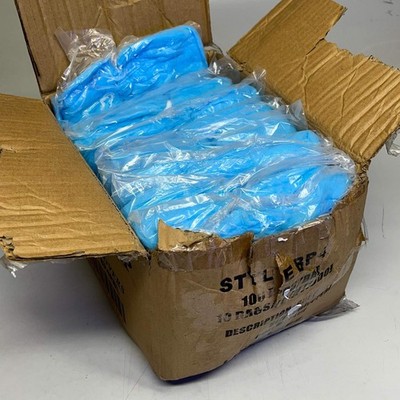 CELLUCAP (1000 PACK) Disposable Polypropylene Beard Covers 21'' Blue BP4RBL