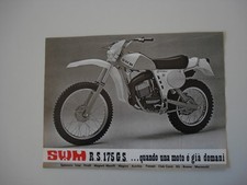 advertising Pubblicità 1978 MOTO SWM RS 175 GS