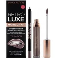 Revolution TREASON  Retro Luxe Matte Lip Contour Kit NEW