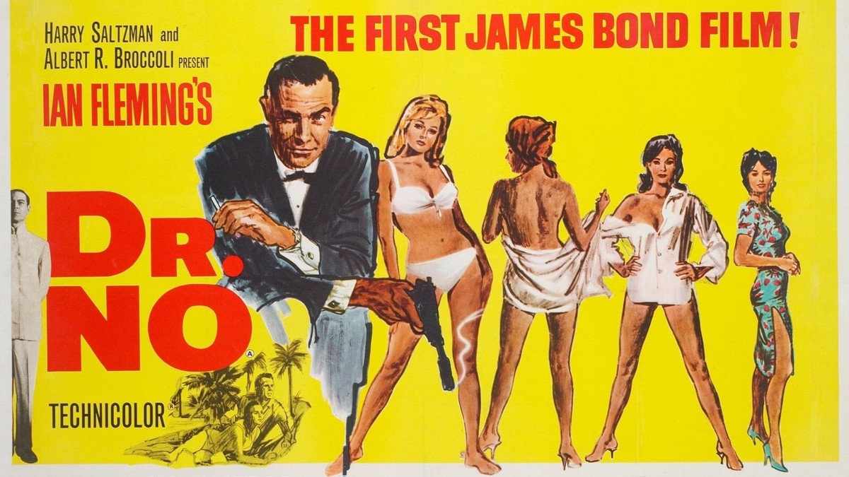 1962 Dr. No Movie Poster 11x17 007 James Bond Sean Connery Secret