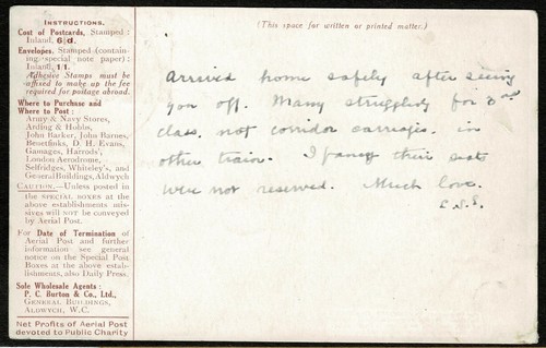 1911 Windsor First Aerial Post to MASSACHUSETTS USA First Day 9 September - Picture 2 of 2