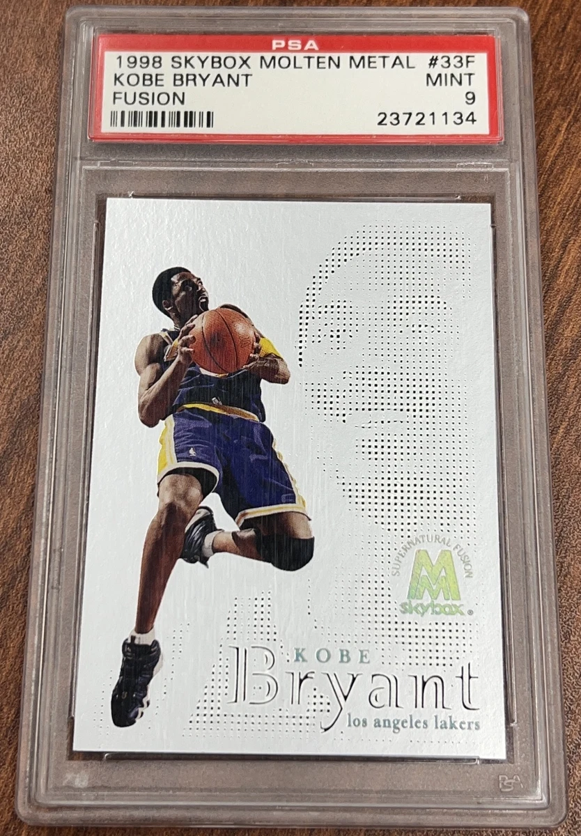 1998-99 Skybox KOBE BRYANT Molten Metal Fusion Titanium /250 PSA 9 