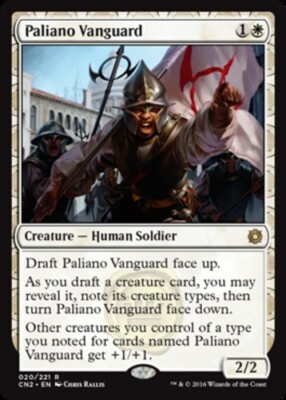 MTG-4x-Near Mint, English-Paliano Vanguard-Conspiracy 2: Take the