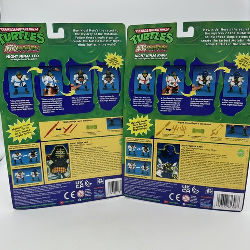 Raphael and Leonardo Night Ninjas TMNT Set Reissues Neu NIB 2023 - Bild 3 von 20