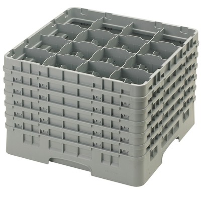 Cambro 16S1214151 16 Compartment 12 5/8 in Camrack  Glass Rack