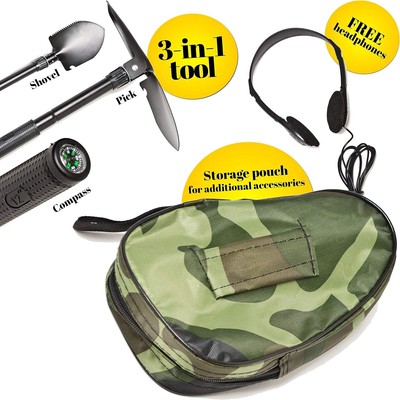 Mylek MYMD1062 Metal Detector Waterproof Complete With Bag 