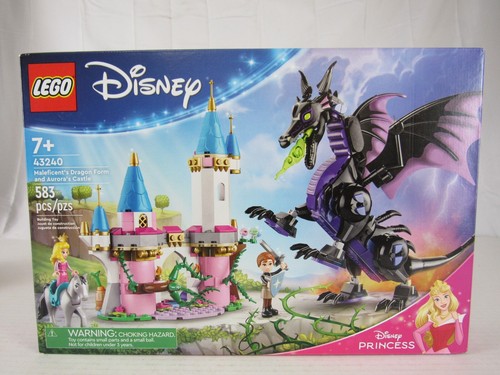 Lego Disney #43240 Maleficent Dragon Form & Aurora's Castle Sealed NIB AA845