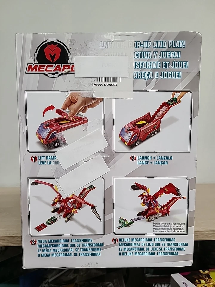 Mecard Mega Dracha Transforming Action Figure with Mega Powers Card - Image 3 of 4