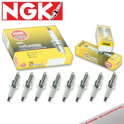 8 x Spark Plugs Made in Japan NGK G-Power 5684 TR45-1GP 5684 TR451GP Tune Up Kit