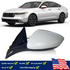 Left  Side Mirror For Honda Accord 2023-2025 White Manual Fold Driver Assembly