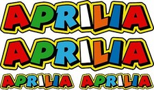 APRILIA Stickers Printed  Rossi Fumi 46 Style self Adhesive decals