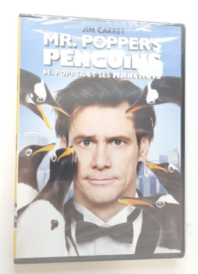 Mr. Popper s Penguins (2015 DVD, Jim Carrey) Canadian Bilingual - NEW SEALED