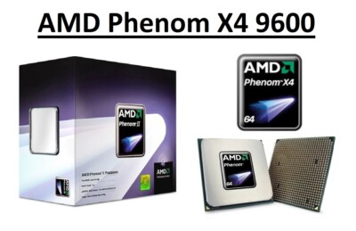 AMD Phenom X4 9600 Quad Core Prozessor 2,3 GHz, Sockel AM2/AM2+, 95W CPU