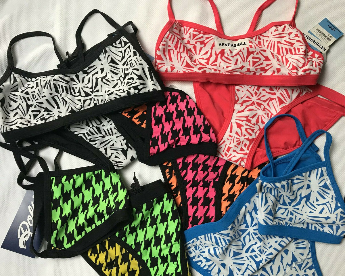 30 32 REVERSIBLE Size MEDIUM 2-Piece Workout Bikini Female