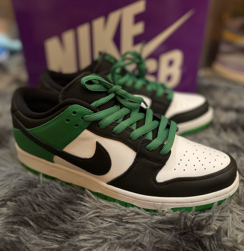 Nike SB Dunk Low Pro ブラック/ライムグリーン Size 13 - Nike SB Dunk Low Pro 'Classic Green' BQ6817-302