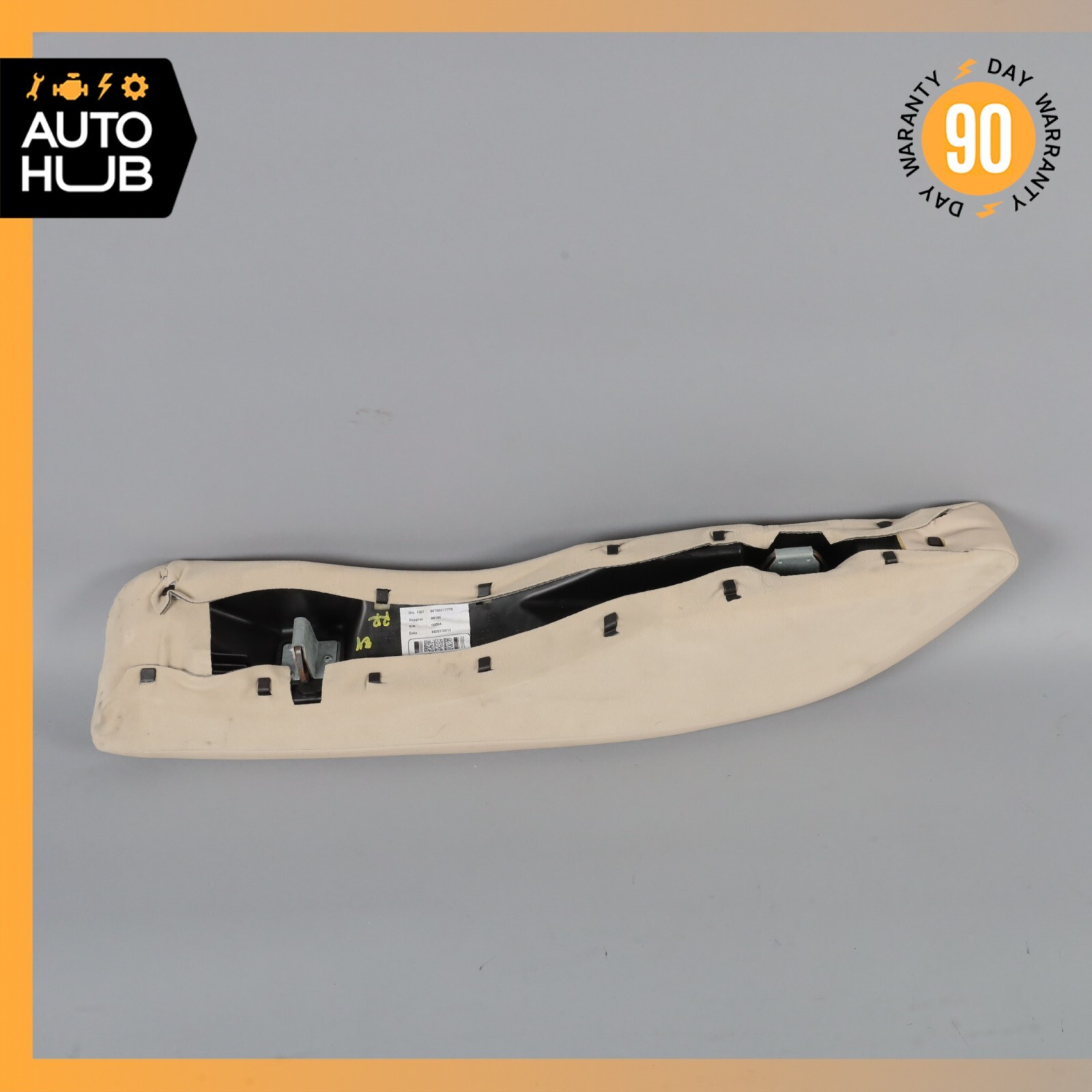 Maserati Quattroporte M156 Rear Right Side Seat Cover Trim Bolster Beige OEM