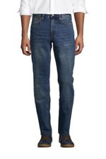 Lands' End Men's Traditional Fit 5 Pocket Denim Jeans Medium Wash 32 NWOT 903 