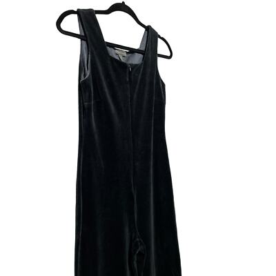 Banana Republic Dark Green Velvet Jumpsuit Size-Small