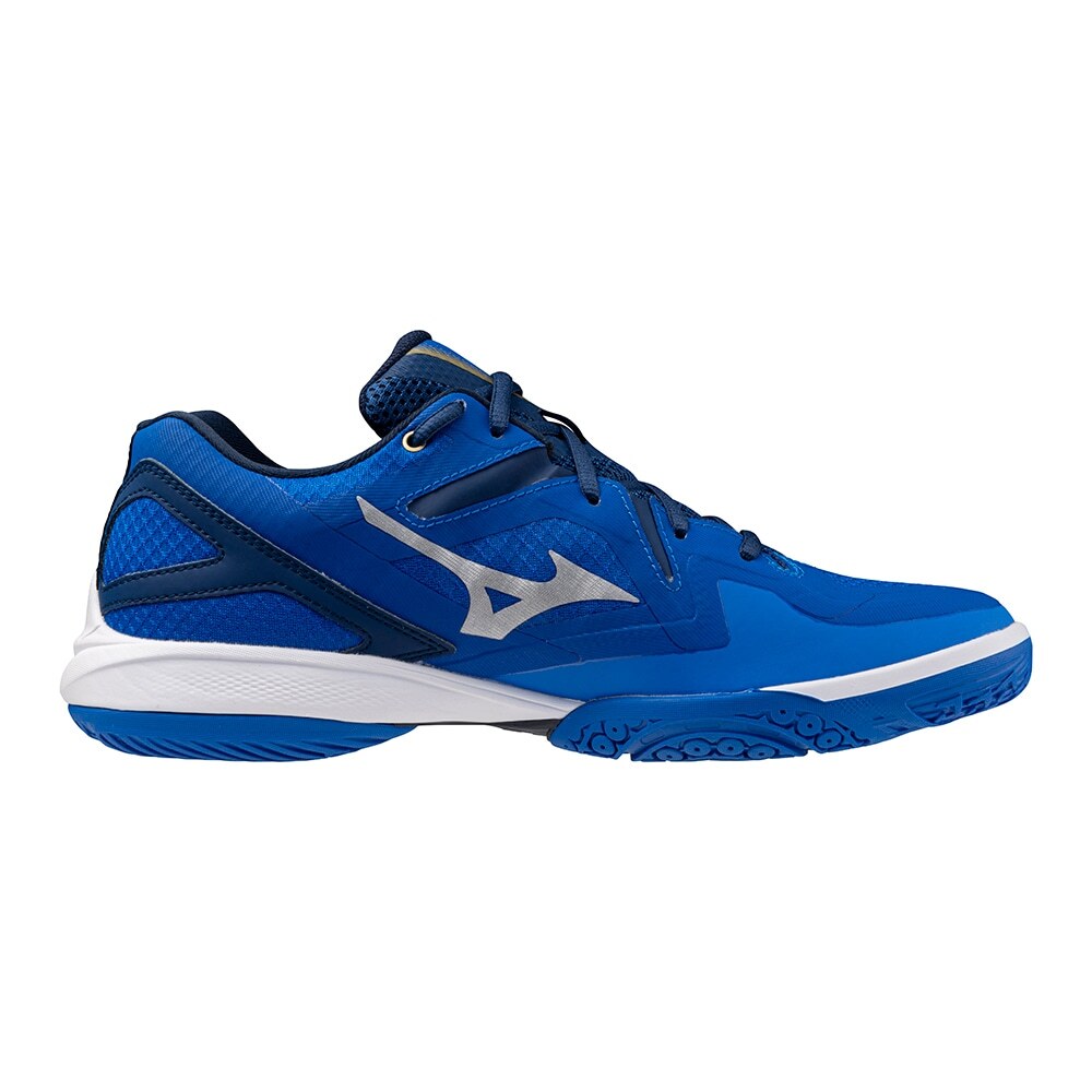 Mizuno Badminton Shoes WAVE CLAW 3 FIT 71GA244201 Blue White Navy