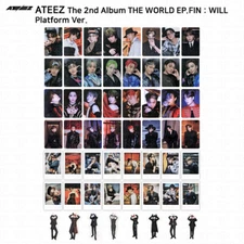 ATEEZ The 2nd Album WORLD EP.FIN WILL Platform Ver Photocard Polaroid Sticker