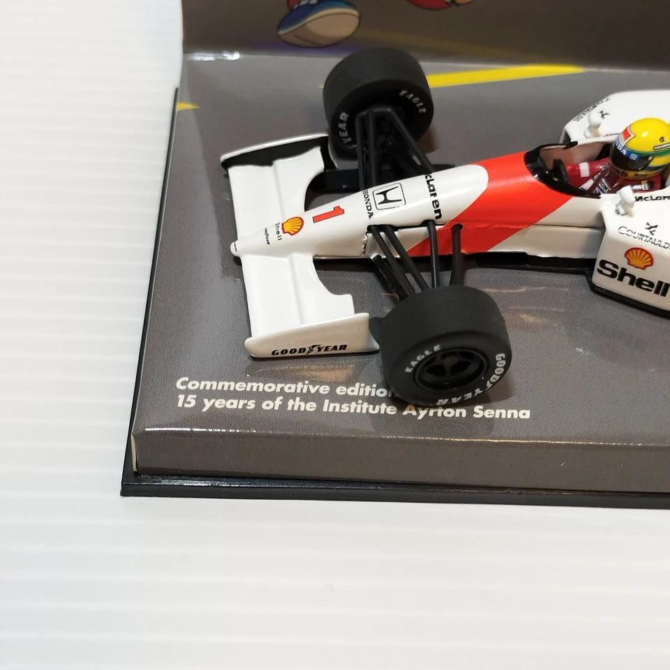 MINICHAMPS 1/43 McLaren Honda MP4-7 1992 Ayrton Senna #1 NEW 540431504 - Image 3 of 4