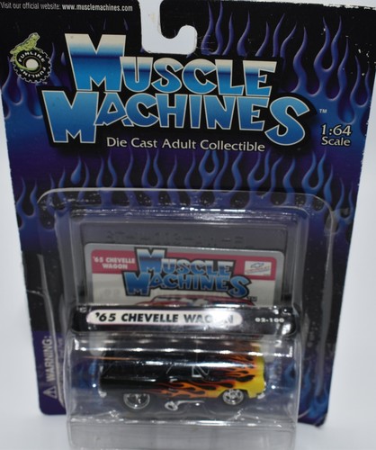 Muscule machines 1965 Chevelle Wagon 1:64 Scale - Picture 5 of 6
