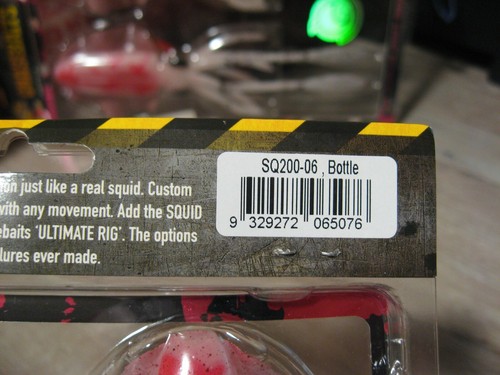 2 ChaseBaits 7,9" Ultimate Calamari Profumati Big Game Esca da Pesca SQ200-06 Bottiglia - Foto 6 di 7