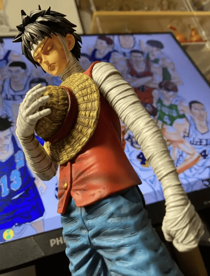 30cm One Piece Luffy, Zoro, Sanji Action Figure - Collectible PVC