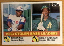 Top 10 Tim Raines Baseball Cards 22
