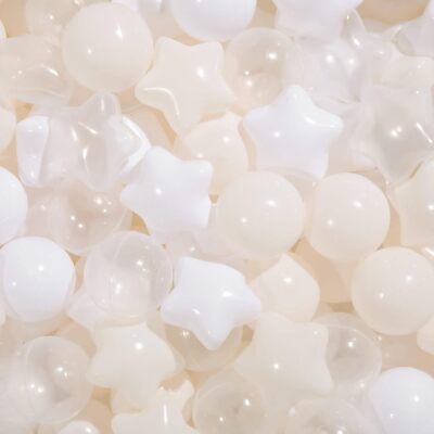 Star Ball Pit Balls for Toddlers 100 Count Star Balls Different Shapes